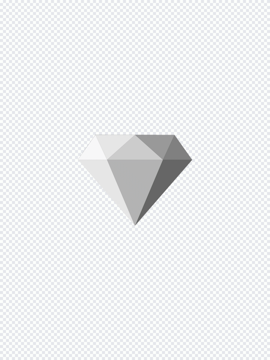 Cinza, ícone, diamante, branco, triângulo PNG