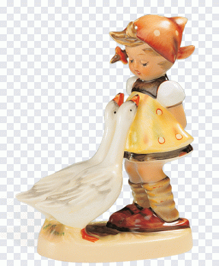 Colecionável, porcelana, estatueta, menina PNG