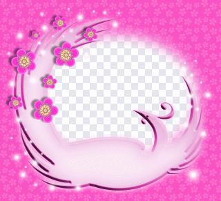 Vogel, Pflaume, rosa, Magenta, Blumen PNG