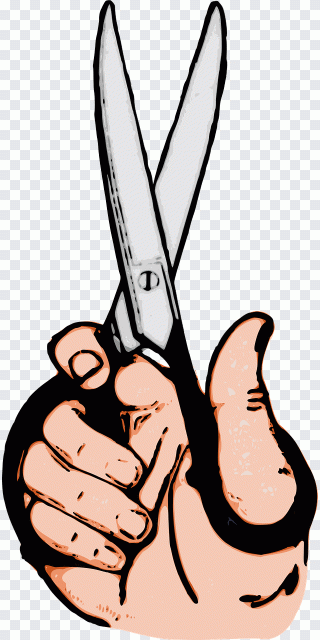 Рука, еда, ножницы, рукопожатие, формат WMF PNG