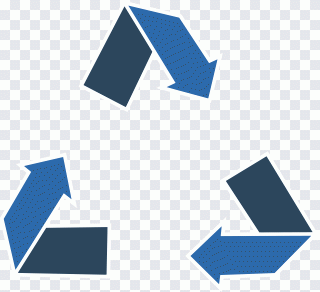 Recycling, Zeichen, Pfeil, Symbol, Umwelt PNG