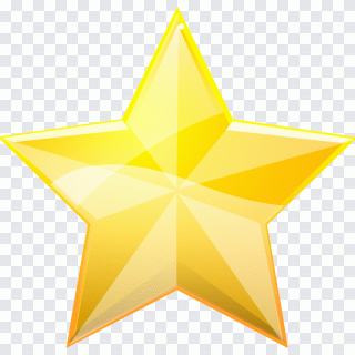 Dreieck, Stern, Logos, gelb PNG