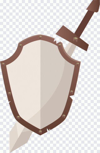 Escudo, espada, marrón, daga, arma PNG