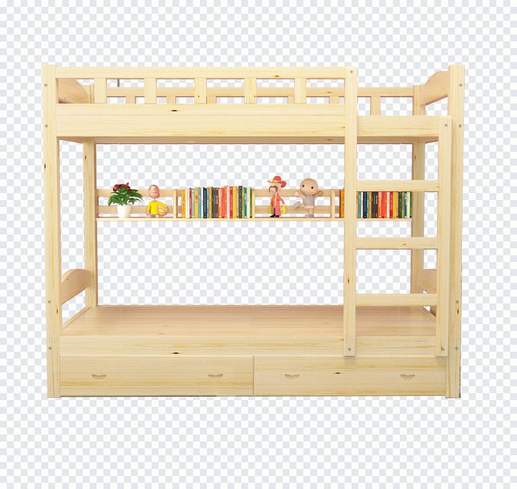 Table Bed frame Wood, Wooden simple double PNG