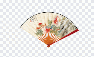 Pintura a tinta, ventilador, tinta, cuadro PNG