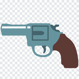 Emojipedia, револьвер, эмодзи, пистолет PNG