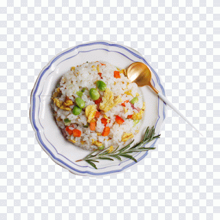 Gekochter Reis, Gebratener Reis, Reis, Bohne PNG
