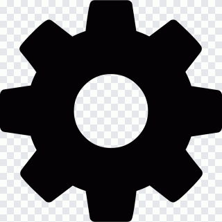 Zahnrad, Symbol, Font Awesome PNG