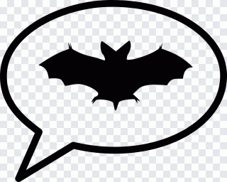 Chauve-souris, discours, ballon gonflable PNG