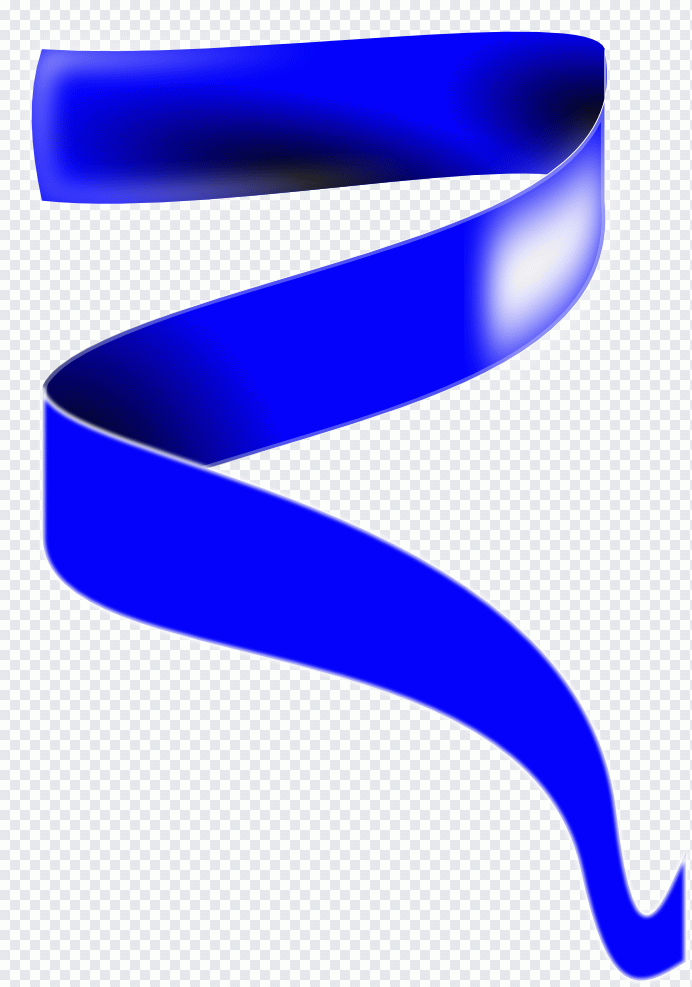 Fita, azul, embalagem de presente, blog PNG