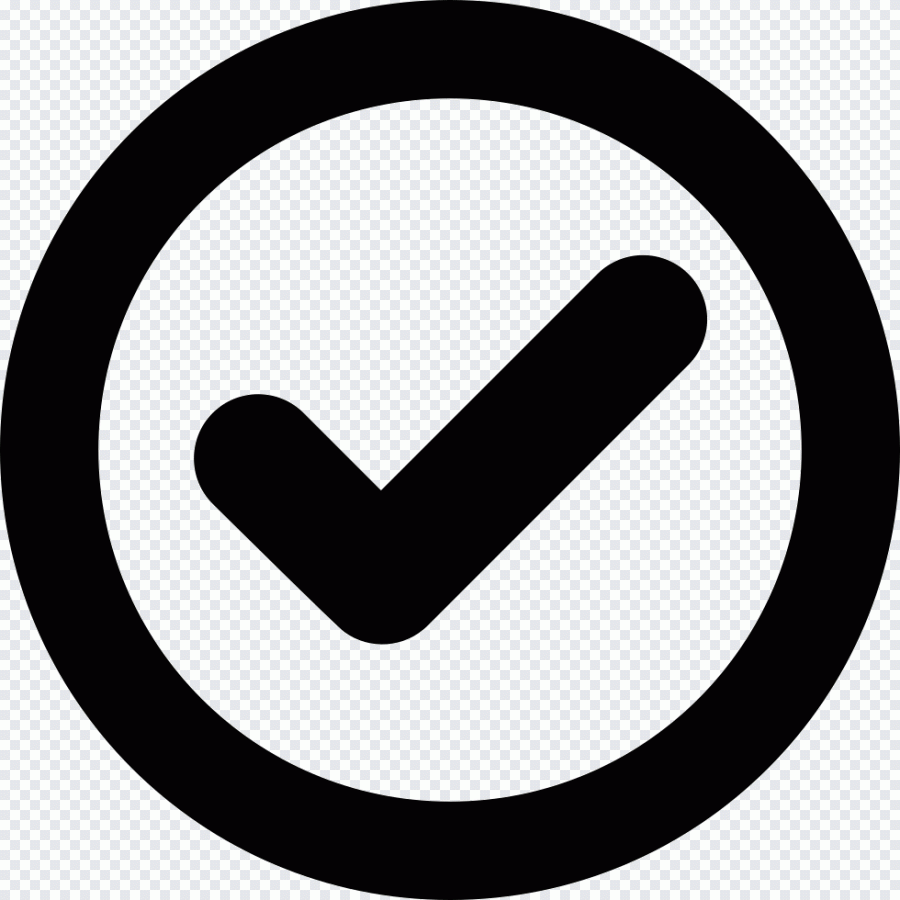 Marca de verificación, texto, Font Awesome PNG