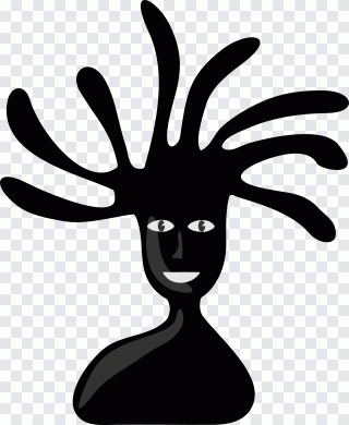 Negro, niño, tinta, personas, símbolo PNG