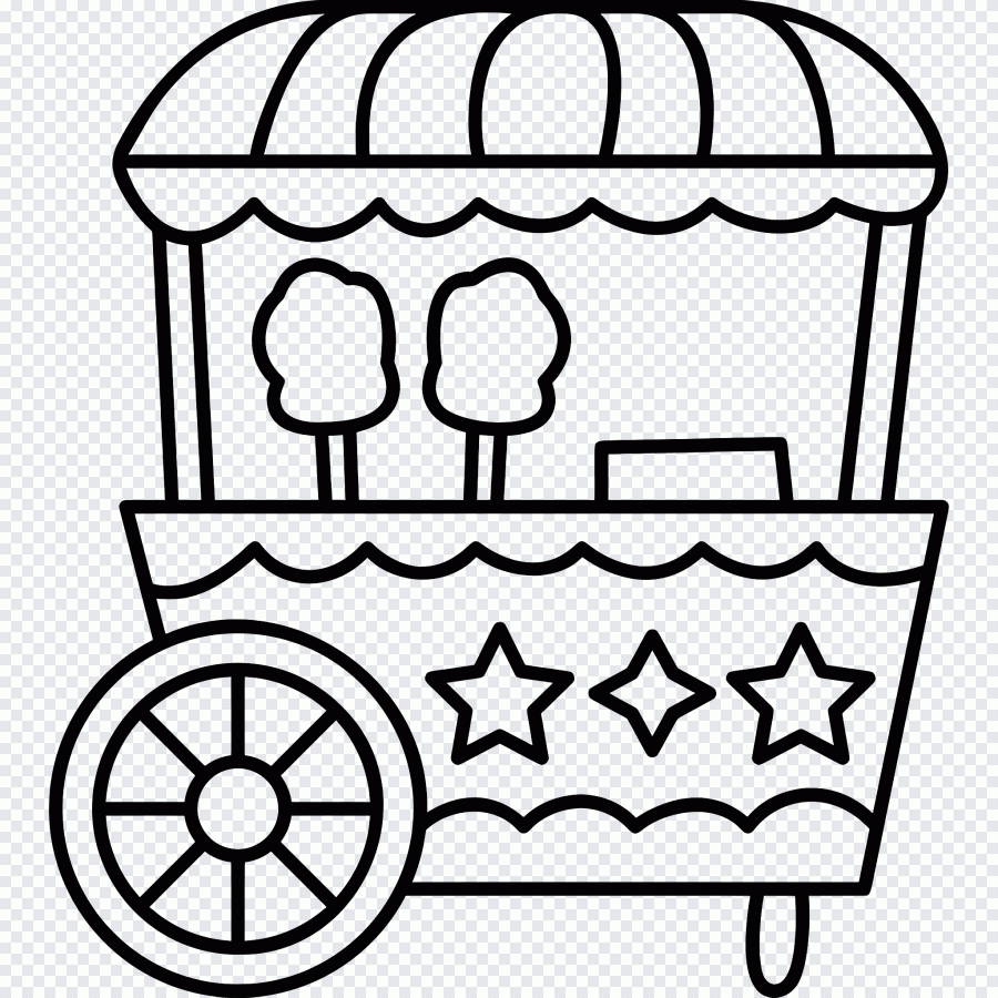 Algodón de azúcar, icono PNG