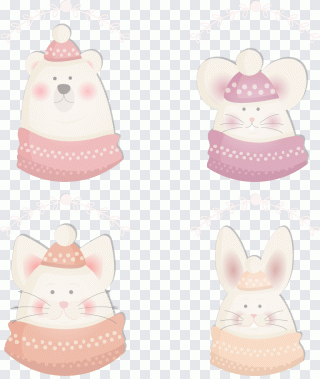 Tier, niedlich, Winter, Tiere PNG