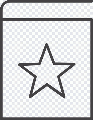 Bookmark, Label, Reading, Simple, Black PNG
