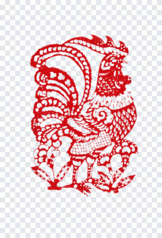 Papercutting Chinese zodiac Illustration PNG
