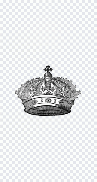 Gris, corona, anillo, rey, simple PNG