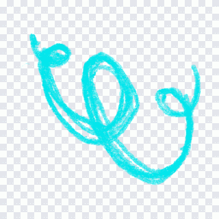 Craie, bleu, tirer, effet, texte PNG