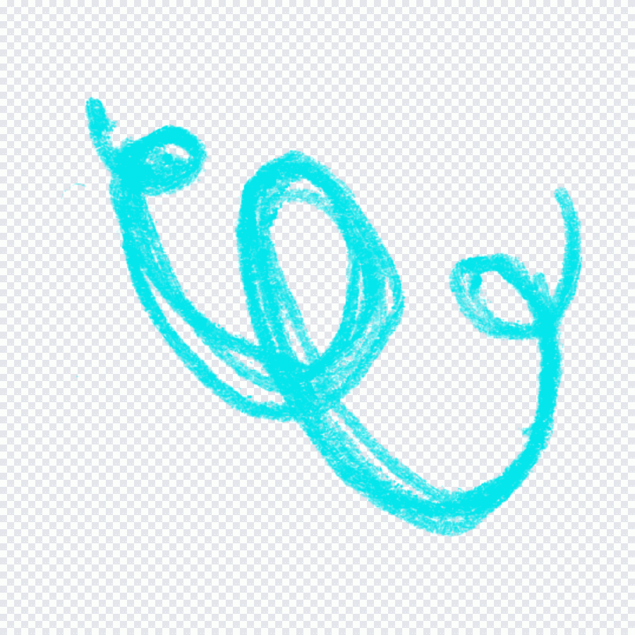 Tiza, azul, tirar, efecto, texto PNG