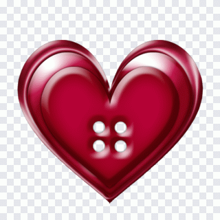 Button, Heart-shaped buttons, love, heart PNG