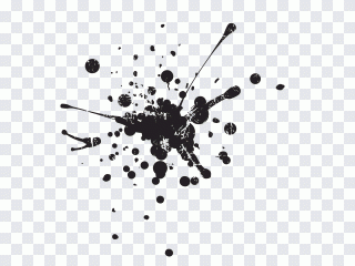 Escova, pincel de tinta, caligrafia PNG