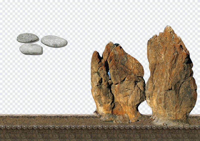 Piedra, inmueble, estilo, chino, tinta PNG