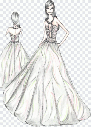 Kleid, Frau, Mode, Modeillustration PNG