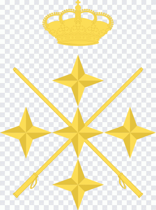 Captain general Military rank Spanish Army PNG