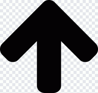Bouton, flèche, noir et blanc, Font Awesome PNG