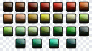 Button, Icon, Square, Colorful, Edge PNG