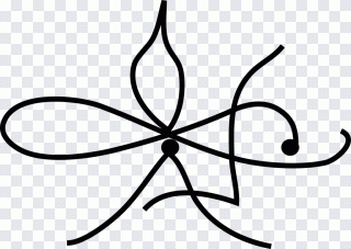 Anjo, símbolo, folha, caule, planta PNG