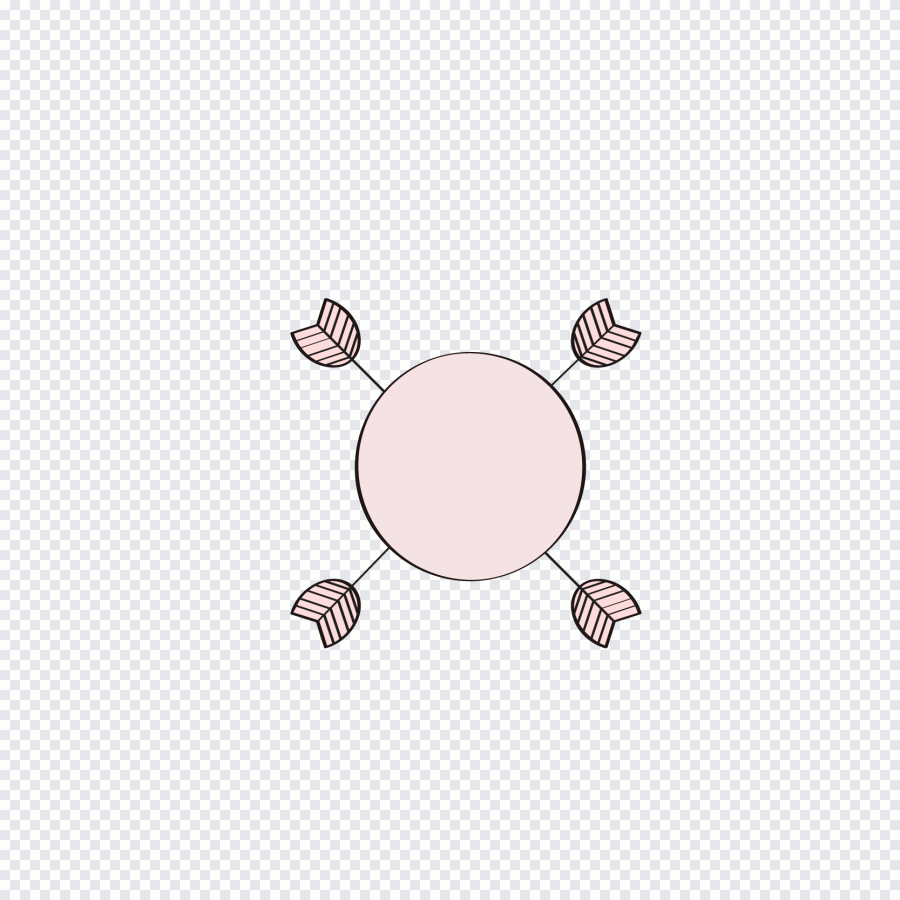 Cupido, ícone, seta, rosa, amor PNG