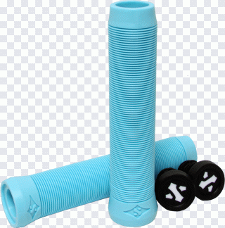 Patinete, alça, plástico, mão, azul PNG