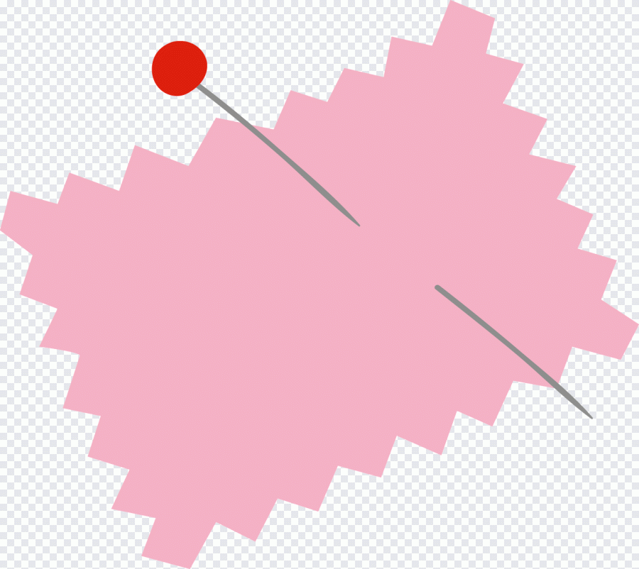 Couture, Stitch, tricot, bouton, magenta PNG