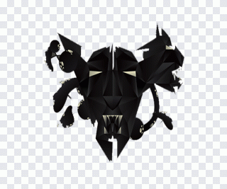Lion, illustrateur, simple, noir, blanc PNG