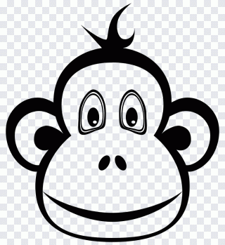 Primate, mono, blanco, cara, taza grande PNG