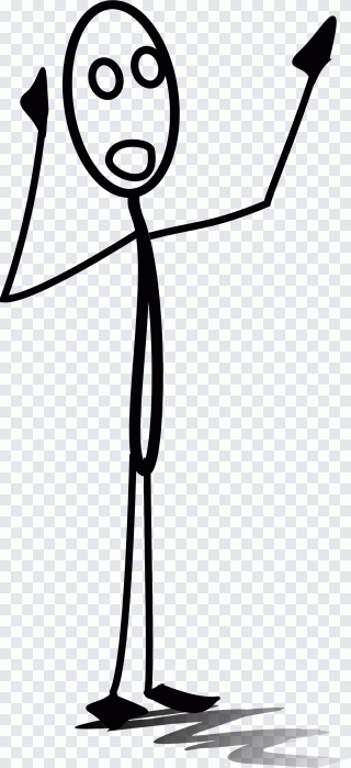 Человечек из палочек, мужчина, мультфильм PNG