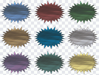Explosion, blue, brown PNG
