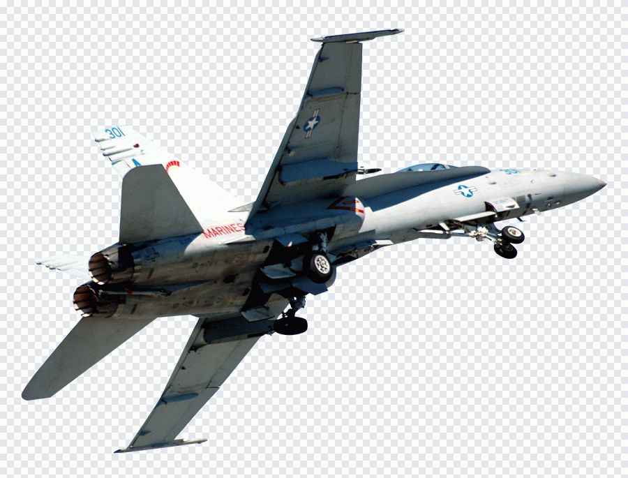 Gray fighter jet, Airplane Aircraft Flight PNG
