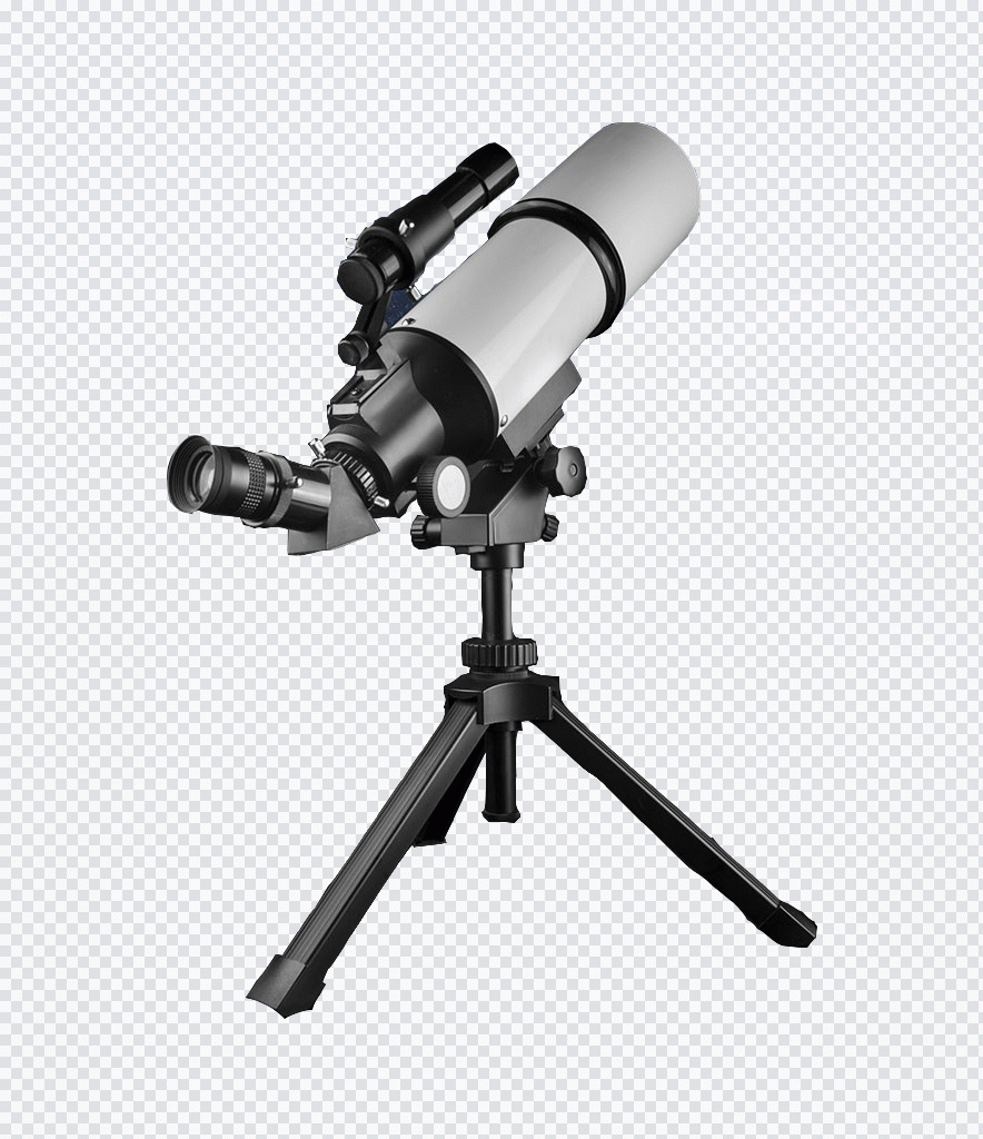 Teleskop, Zeichentrick, Stativ, Astronomie PNG