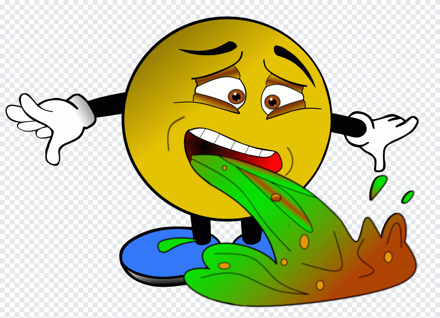 Nausea, Smiley, Kotzender, Vomiting, Bad PNG