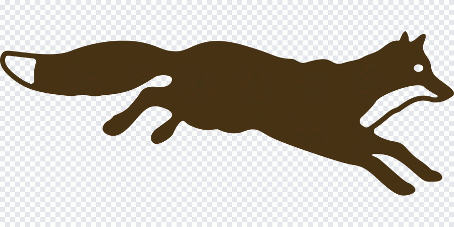 Silhouette, renard, faune sauvage PNG