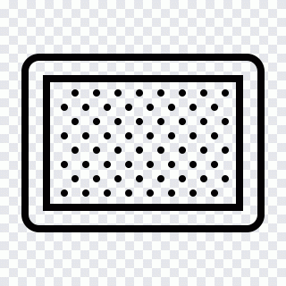 Lumière, luminaire, rectangle, pois, LED PNG