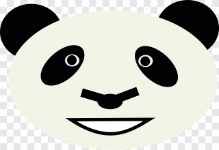 Panda, panda gigante, oso de peluche, oso PNG