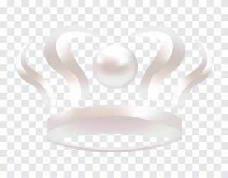 Perla, corona, blanco, uno, top PNG