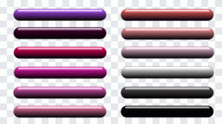 Button, Icon, Oblong, Shiny, Purple PNG